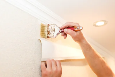 Pose de papier peint à Gemaingoutte — revêtements muraux et toiles de verre